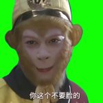 孙悟空系列1 不要脸的2秒 绿幕直播特效视频