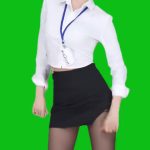 美女跳舞绿幕05 绿幕直播特效视频