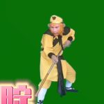 孙悟空 定 素装右 1秒 绿幕直播特效视频