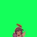 数鸭子 卡通女孩 舞蹈 绿幕直播特效视频