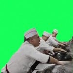 刷锅舞 厨师舞2 绿幕直播特效视频