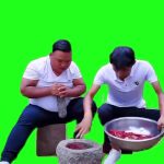 捣蒜无绿幕2 绿幕直播特效视频
