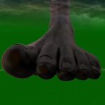 天残脚 绿幕直播特效视频
