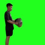 锅盖夹头5秒 绿幕直播特效视频