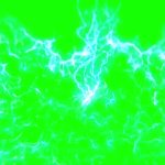 天降雷电 绿幕直播特效视频