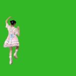B美女+左正蹬+声音2 绿幕直播特效视频