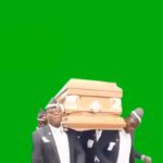 挖坑抬棺（嘎啦）8秒 绿幕直播特效视频