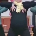 大妈跳舞绿幕2 绿幕直播特效视频