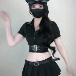 淘宝抖音工具管家女警 绿幕直播特效视频
