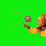 孙悟空 瘸 1秒 绿幕直播特效视频