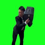 打歌扛音响 绿幕 绿幕直播特效视频