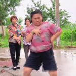 大妈跳舞5 绿幕直播特效视频