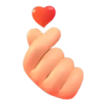 Finger Heart PNG透明礼物素材