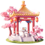 花落长亭 PNG透明礼物素材