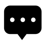 黑消息 PNG透明礼物素材
