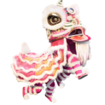 鼓起狮舞 PNG透明礼物素材