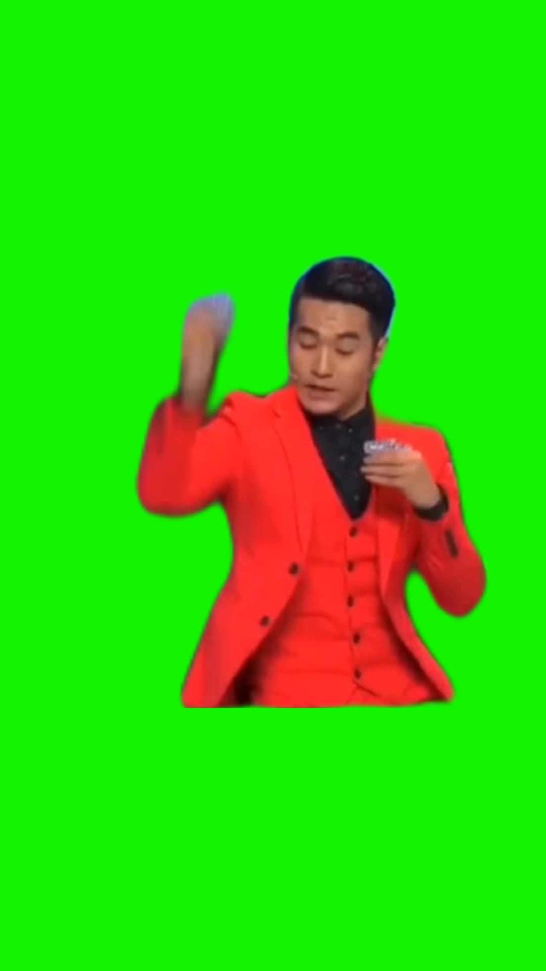 文松我炸 1秒 绿幕直播特效视频