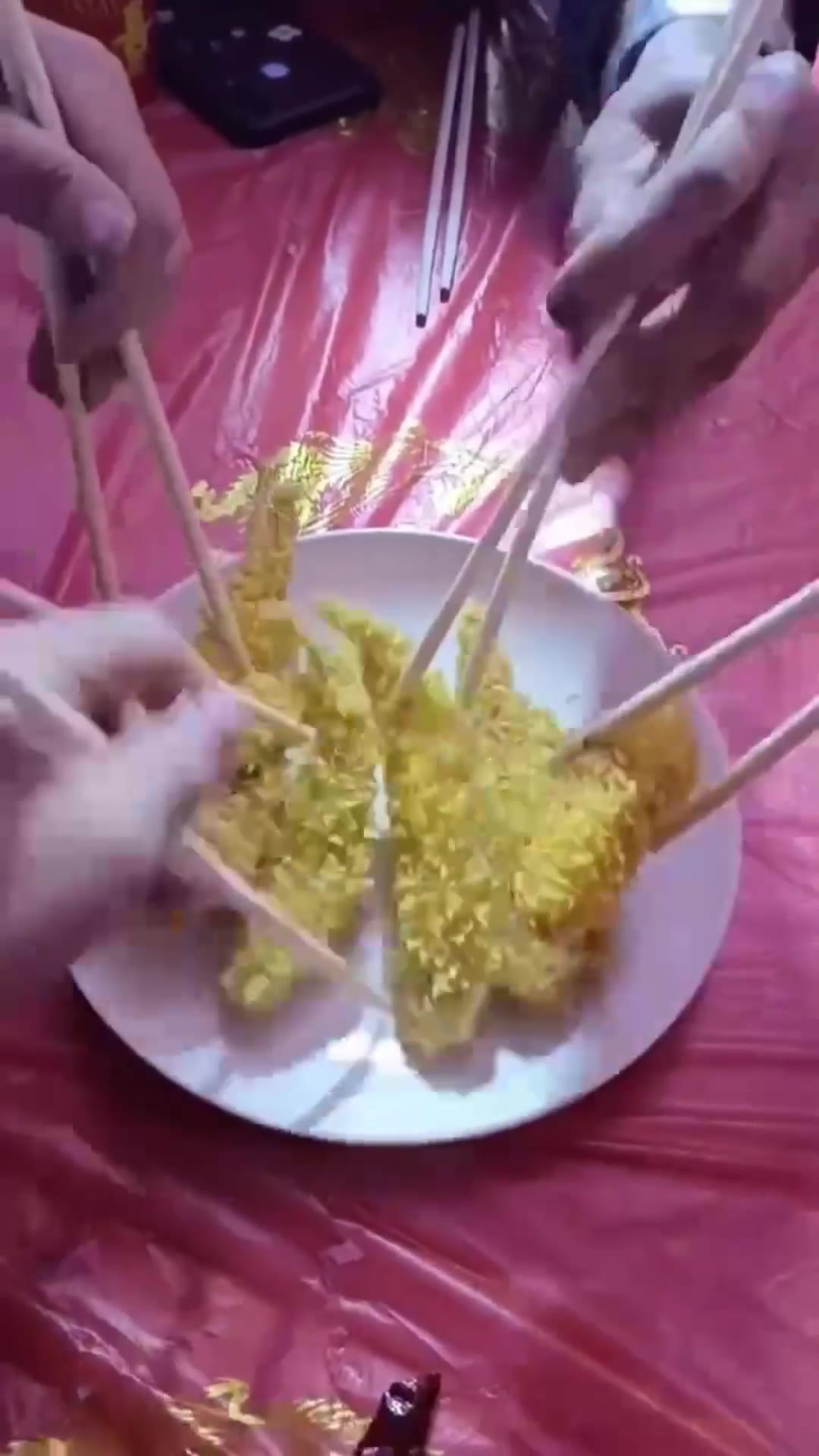 吃席二  7秒 绿幕直播特效视频