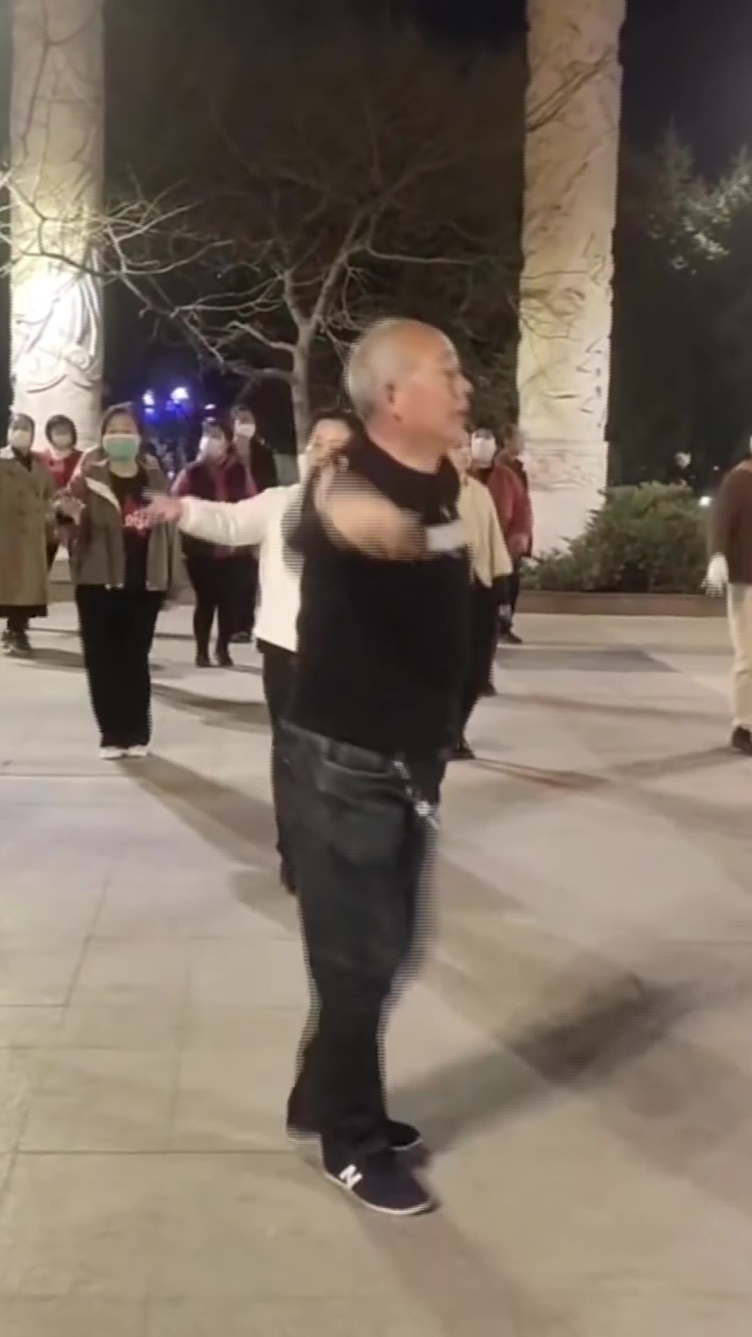 大妈跳舞6 绿幕直播特效视频