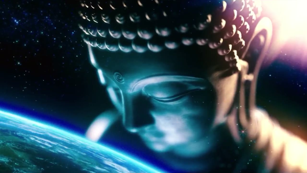 如来-大手掌+佛头 绿幕直播特效视频