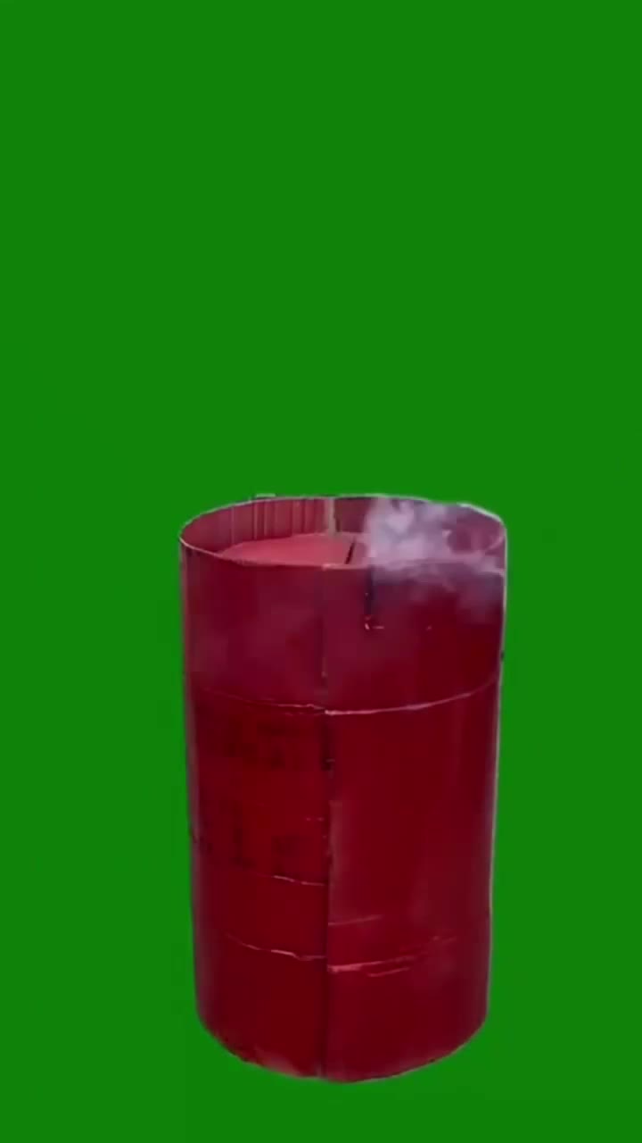 点炮 绿幕直播特效视频