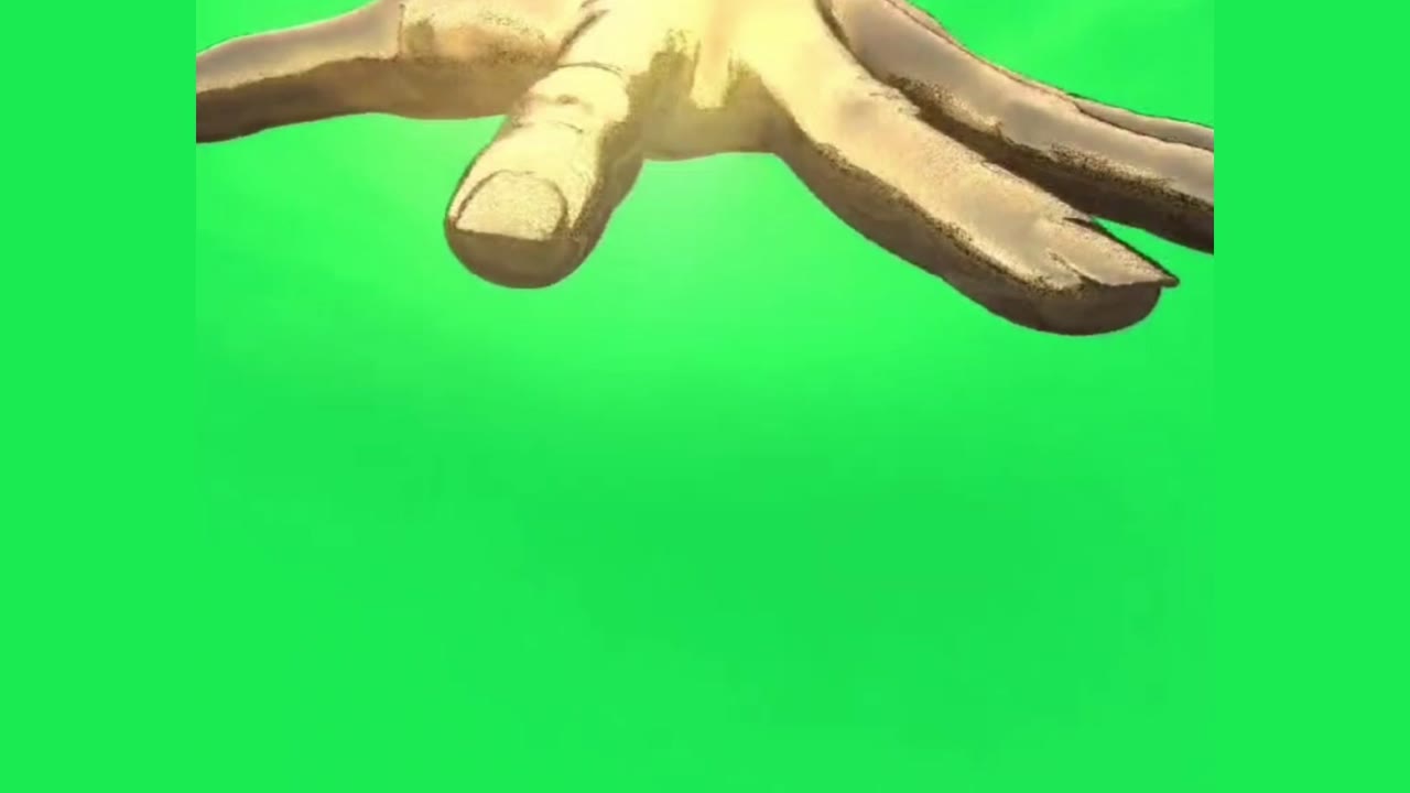 （穿模版）如来神掌 绿幕直播特效视频