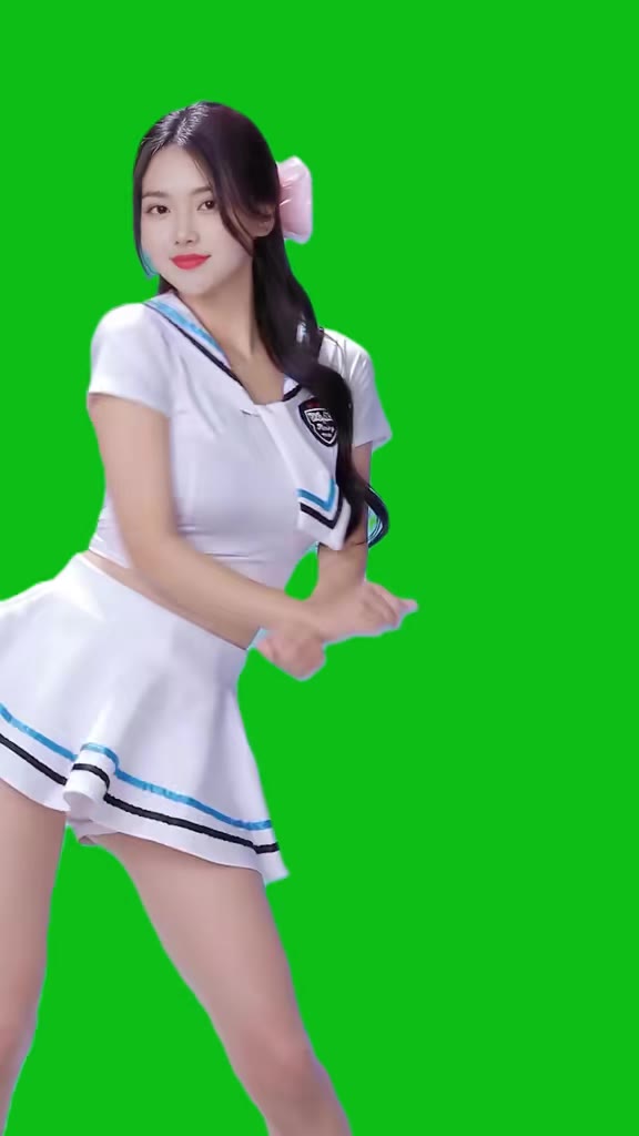 美女跳舞绿幕03 绿幕直播特效视频