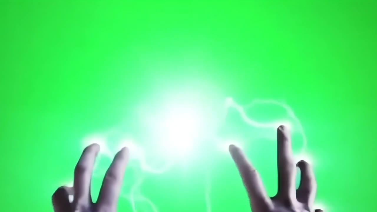 超级电疗 绿幕直播特效视频