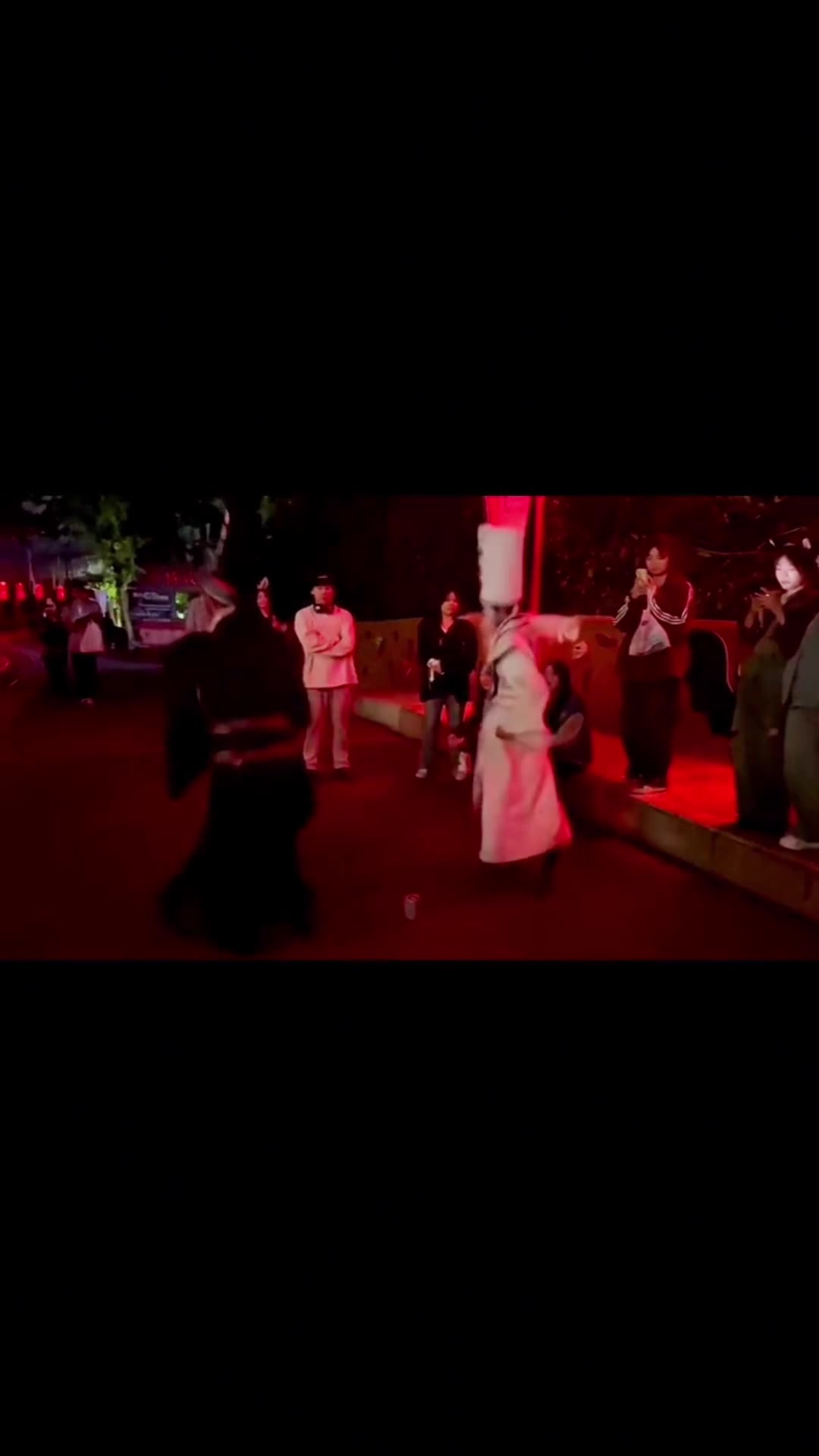 吃席 黑白无常 7秒 绿幕直播特效视频
