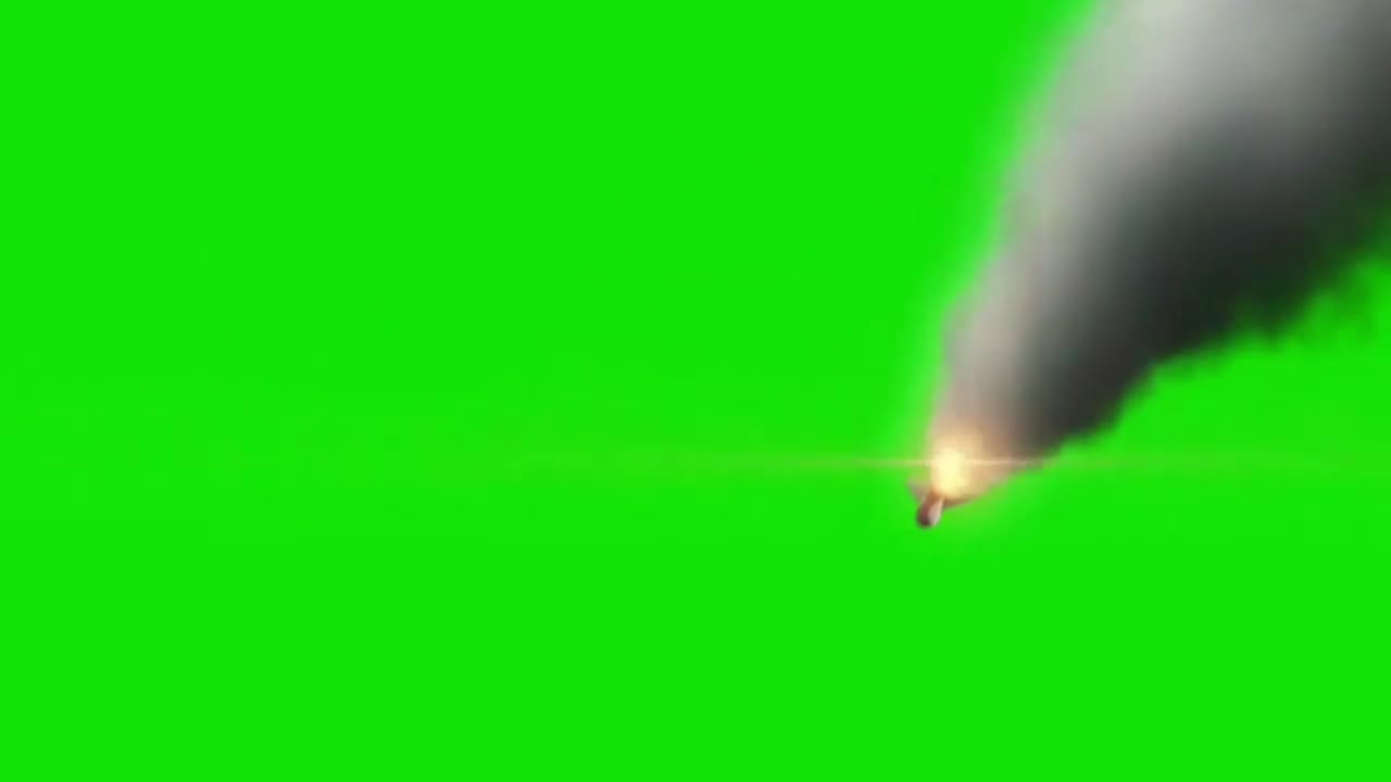 导弹 绿幕直播特效视频
