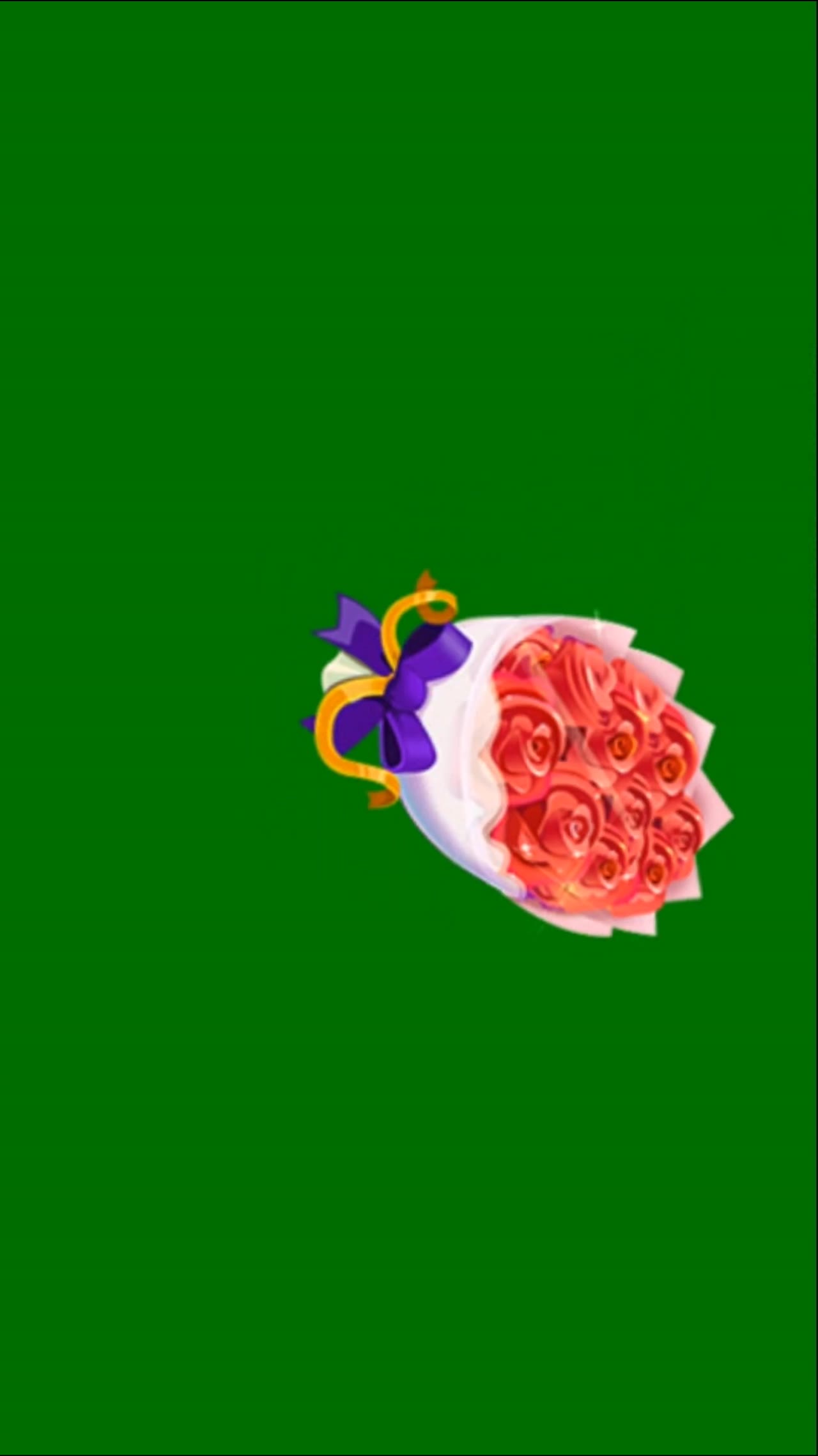 5-鲜花（1个） 绿幕直播特效视频