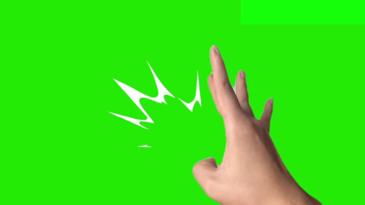 弹指2 绿幕直播特效视频