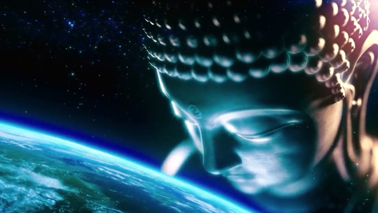 如来-佛头 绿幕直播特效视频