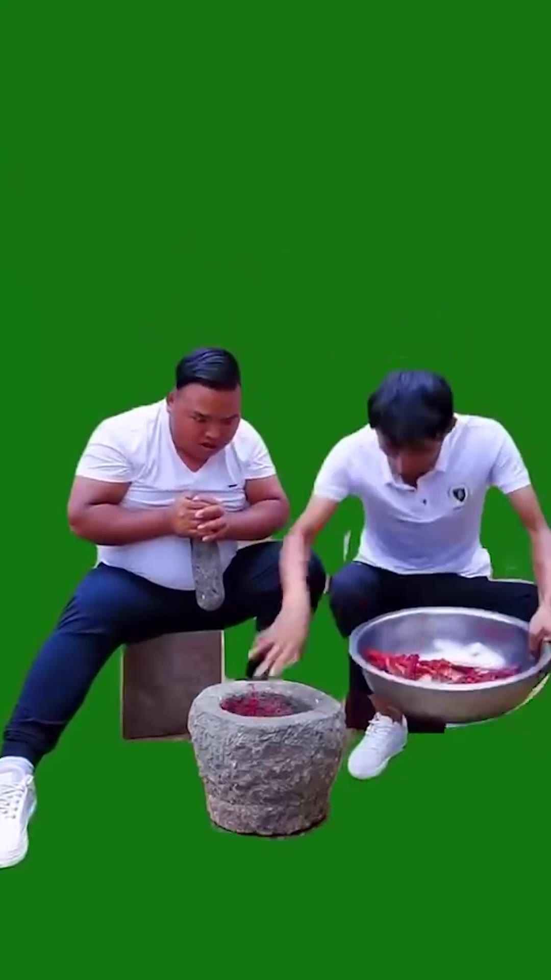 捣蒜无绿幕1 绿幕直播特效视频