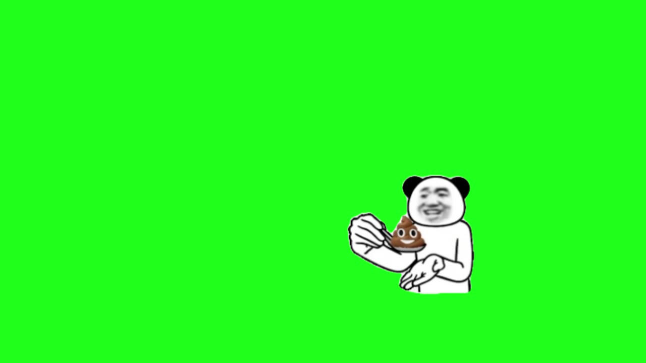 张嘴最终1 绿幕直播特效视频