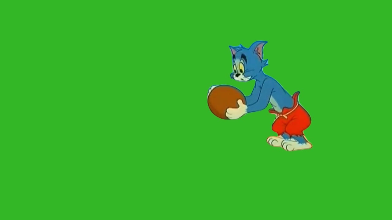 汤姆猫2 绿幕直播特效视频